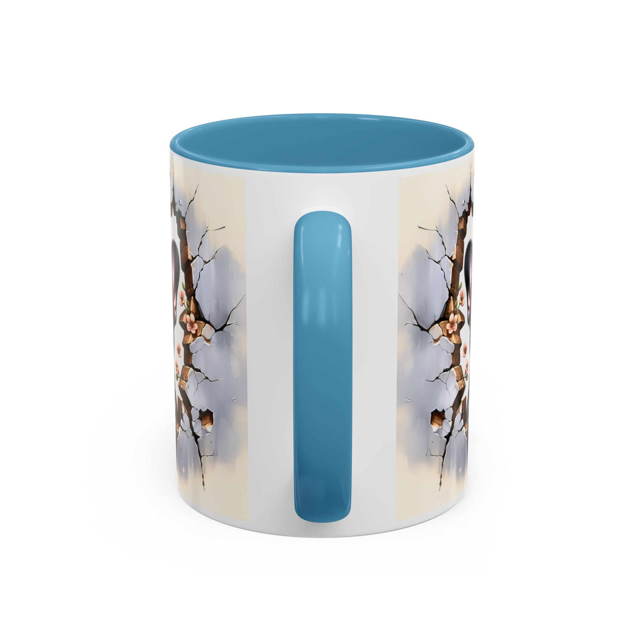 Cute French Bulldog Accent Coffee Mug, Pet Lover Gift, Dog Lover Mug, Home Office Coffee Cup, Unique Animal Print Mug