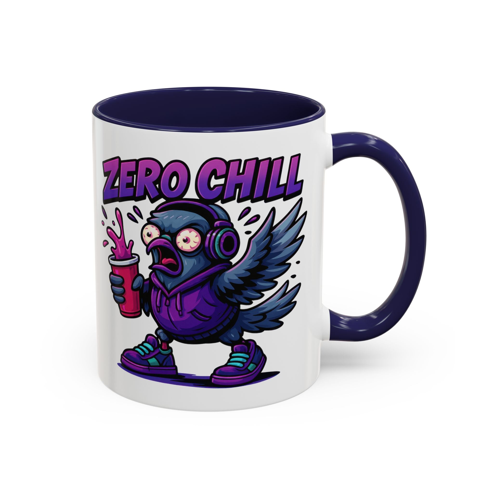Zero Chill Accent Coffee Mug - Fun Ceramic Cup for Coffee Lovers, Unique Gift for Friends, Quirky Drinkware, Perfect for Birthdays, [...]