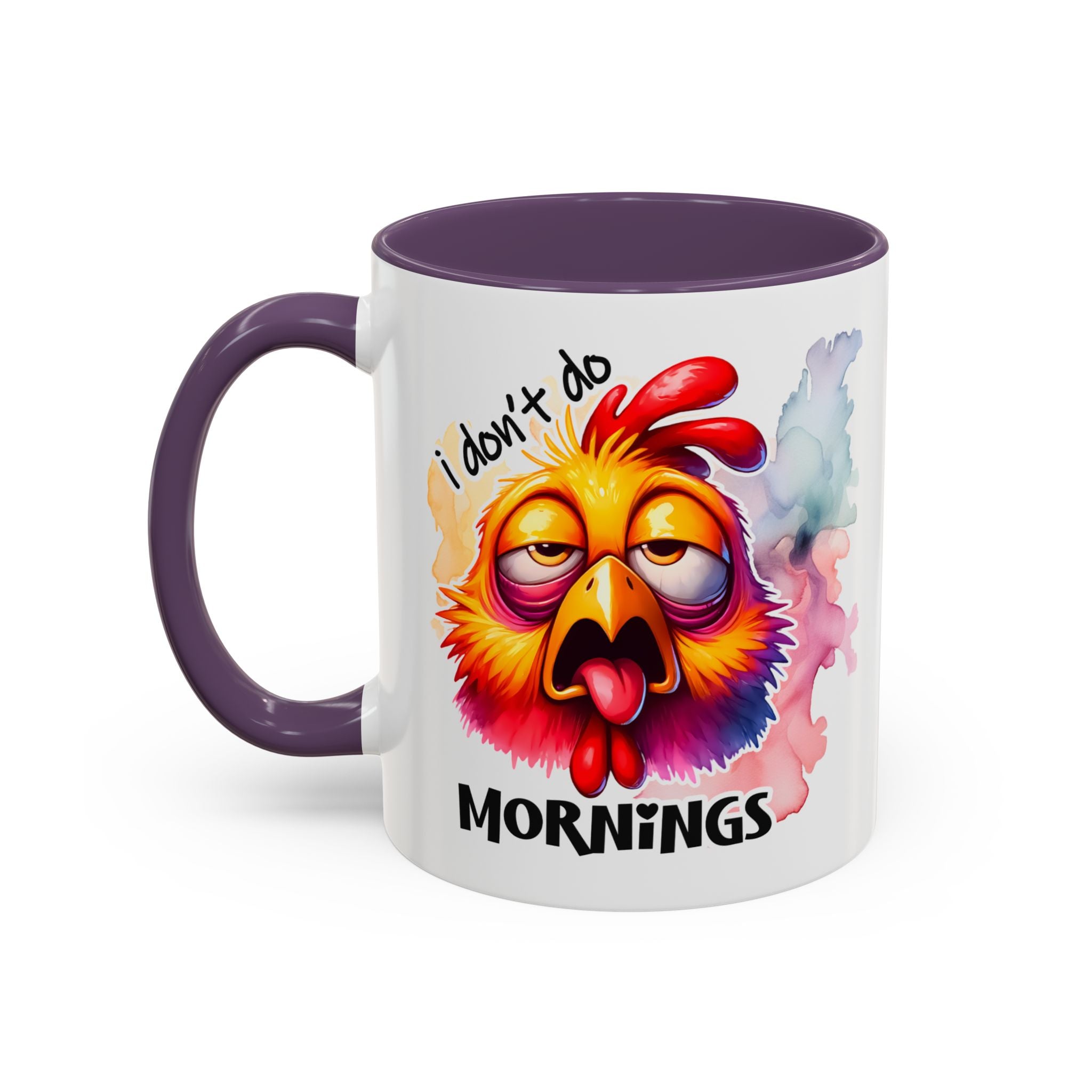 Funny Morning Coffee Mug, Humor Mug, Gift for Coffee Lovers, Sleepy Chicken Mug, Cute Drinkware, Holiday Present