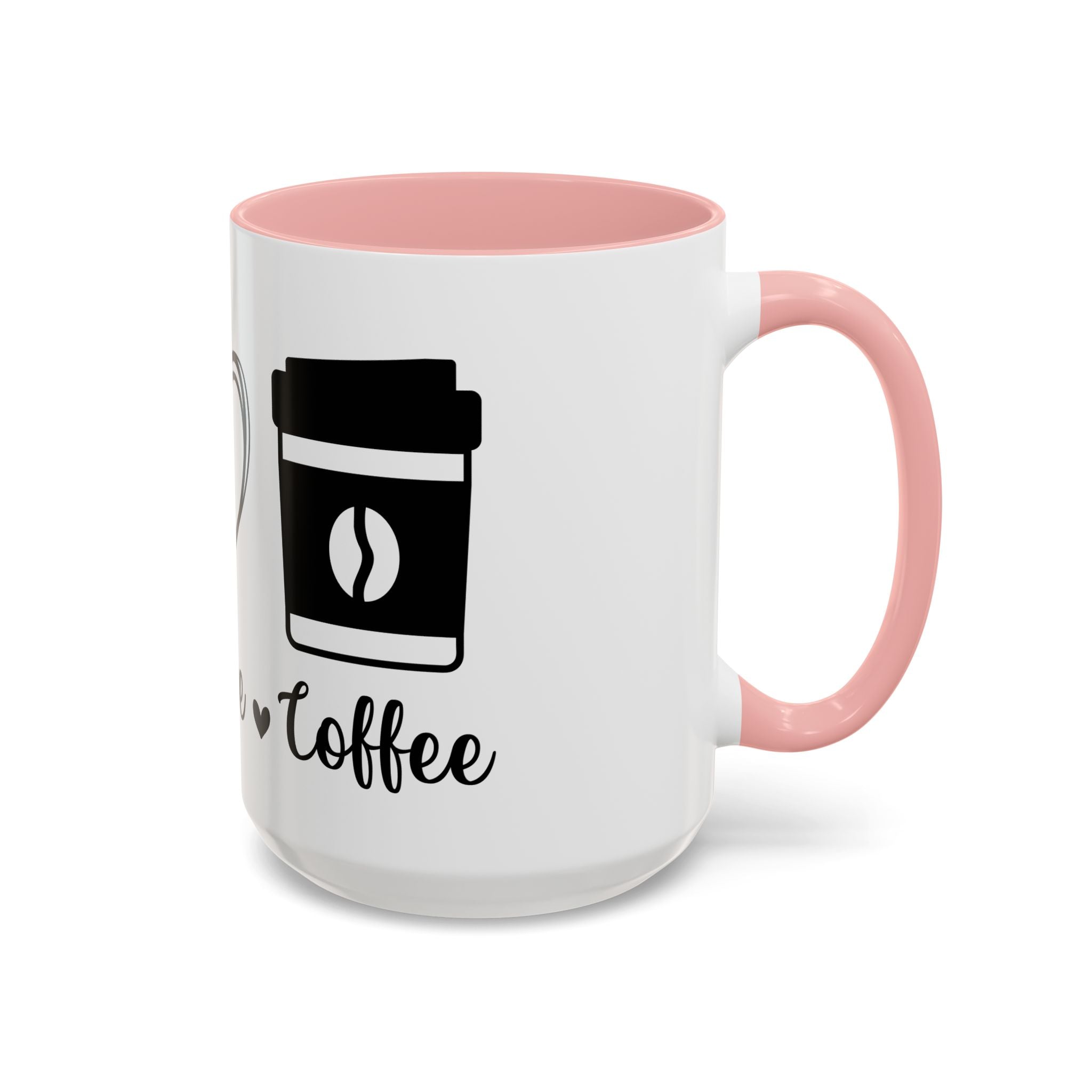 peace love coffee Accent Coffee Mug (11, 15oz)