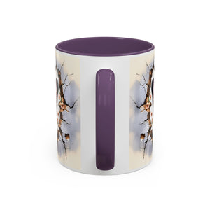 Cute French Bulldog Accent Coffee Mug, Pet Lover Gift, Dog Lover Mug, Home Office Coffee Cup, Unique Animal Print Mug