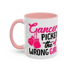 Empowering Cancer Warrior Mug, Coffee Cup for Fighters, Supportive Gift for Cancer Survivors, Inspiration for Awareness Events, [...]