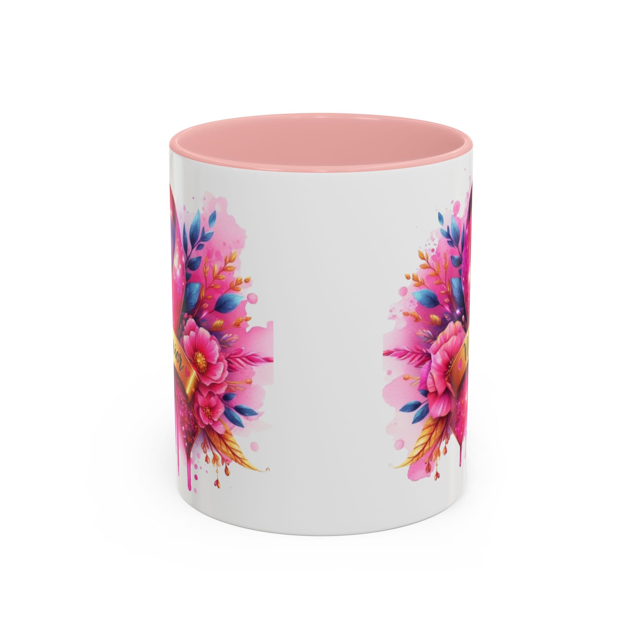Inspirational Warrior Coffee Mug - Floral Design, Encouragement Gift, Cancer Awareness, Motivational Cup, Supportive Drinkware