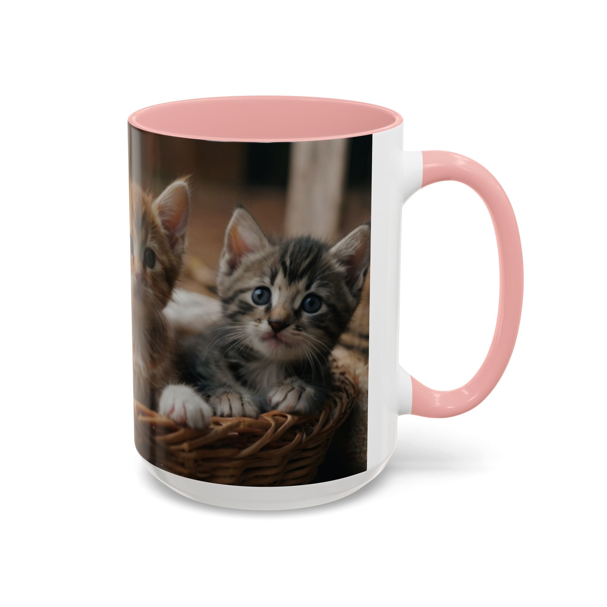 Cute Cat Accent Coffee Mug - 11oz & 15oz family of cats