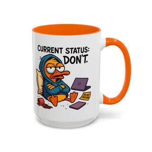 Chill Vibes Coffee Mug, Perfect for Lazy Days, Gift for Homebodies, Quirky Coffee Lover, Fun Desk Accessory, Work from Home Essentials
