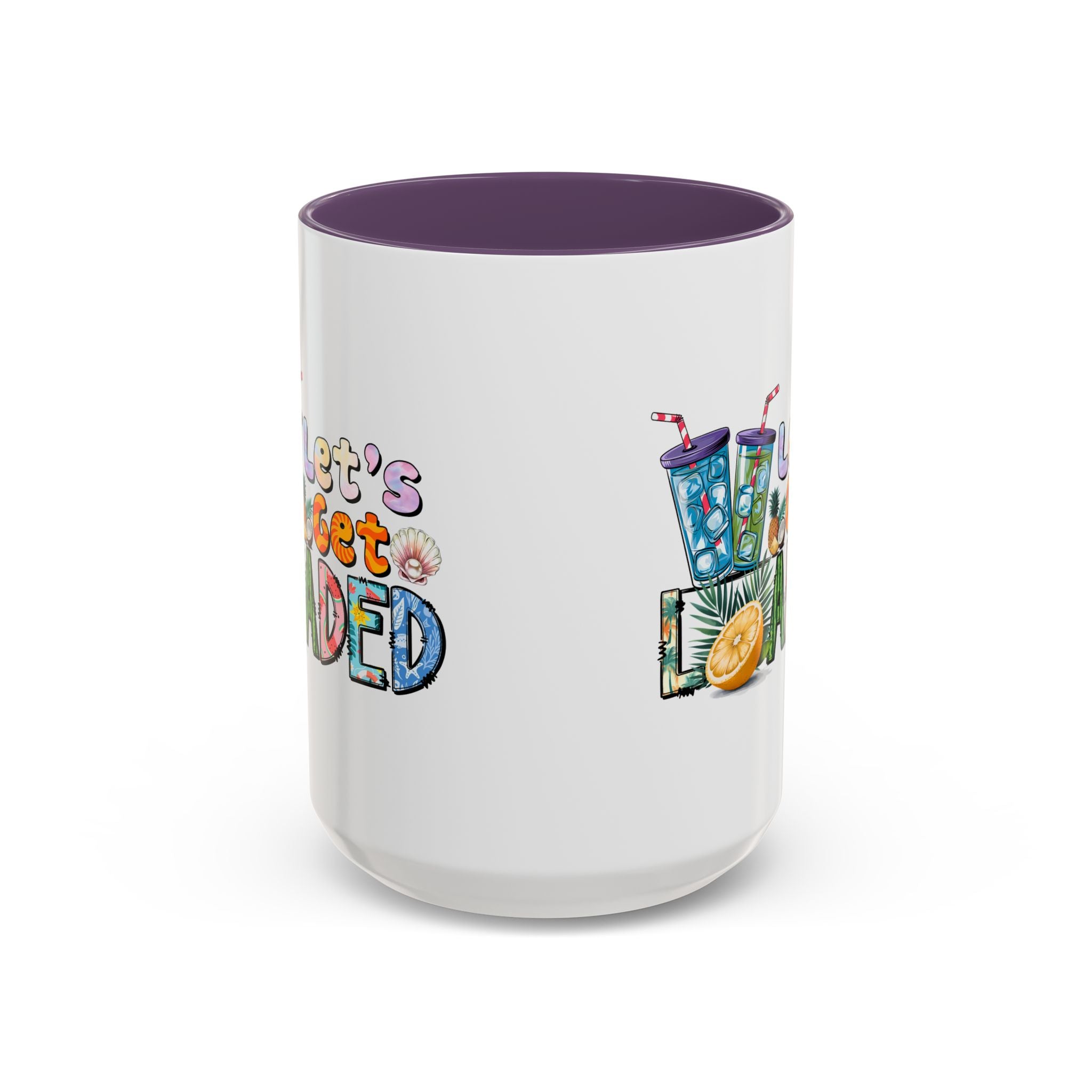 Colorful 'Let's Get Loaded' Coffee Mug - Fun Drinkware for Parties & Gatherings