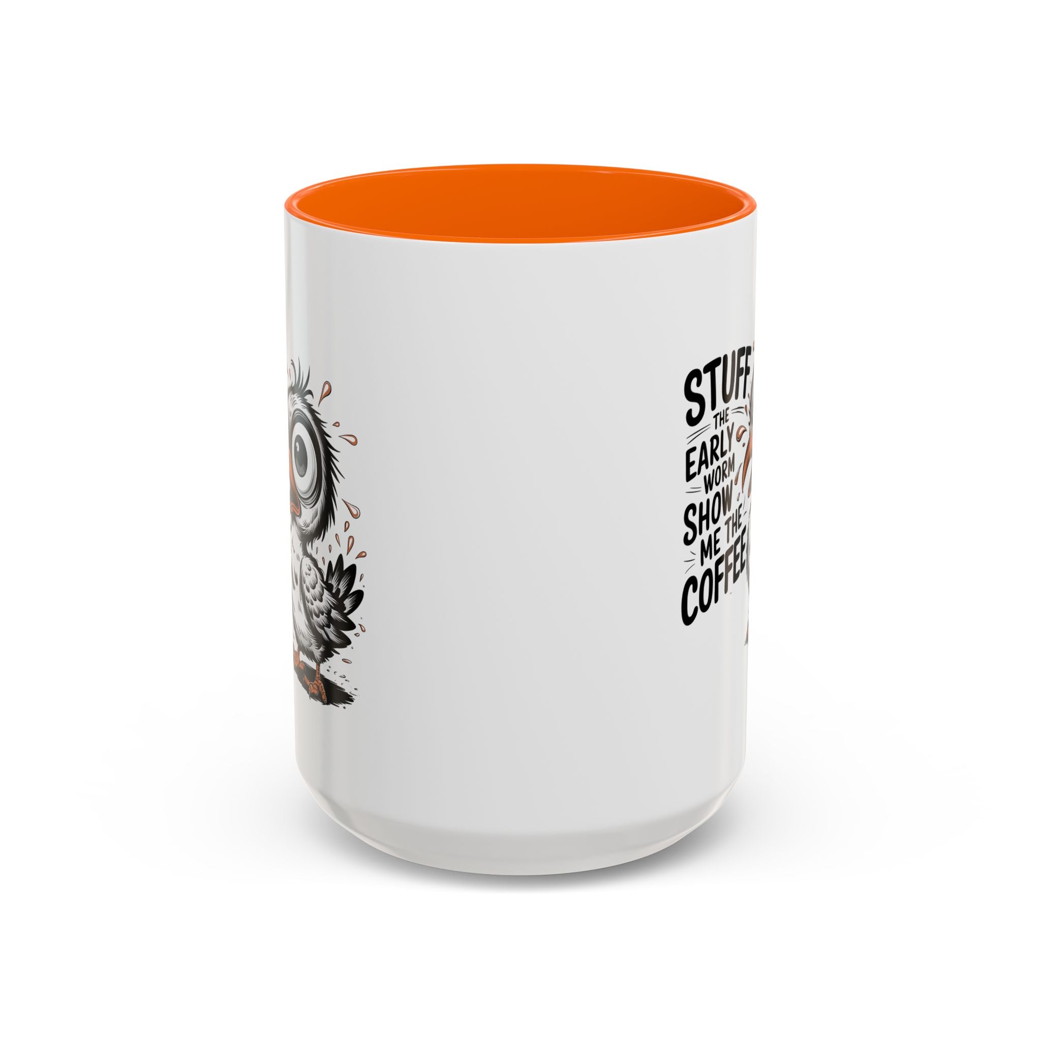 Quirky Coffee Mug with Owl Design | Gift for Coffee Lovers, Unique Office Mug, Fun Morning Coffee Cup, Bird-Themed Mug, Early Bird Gift