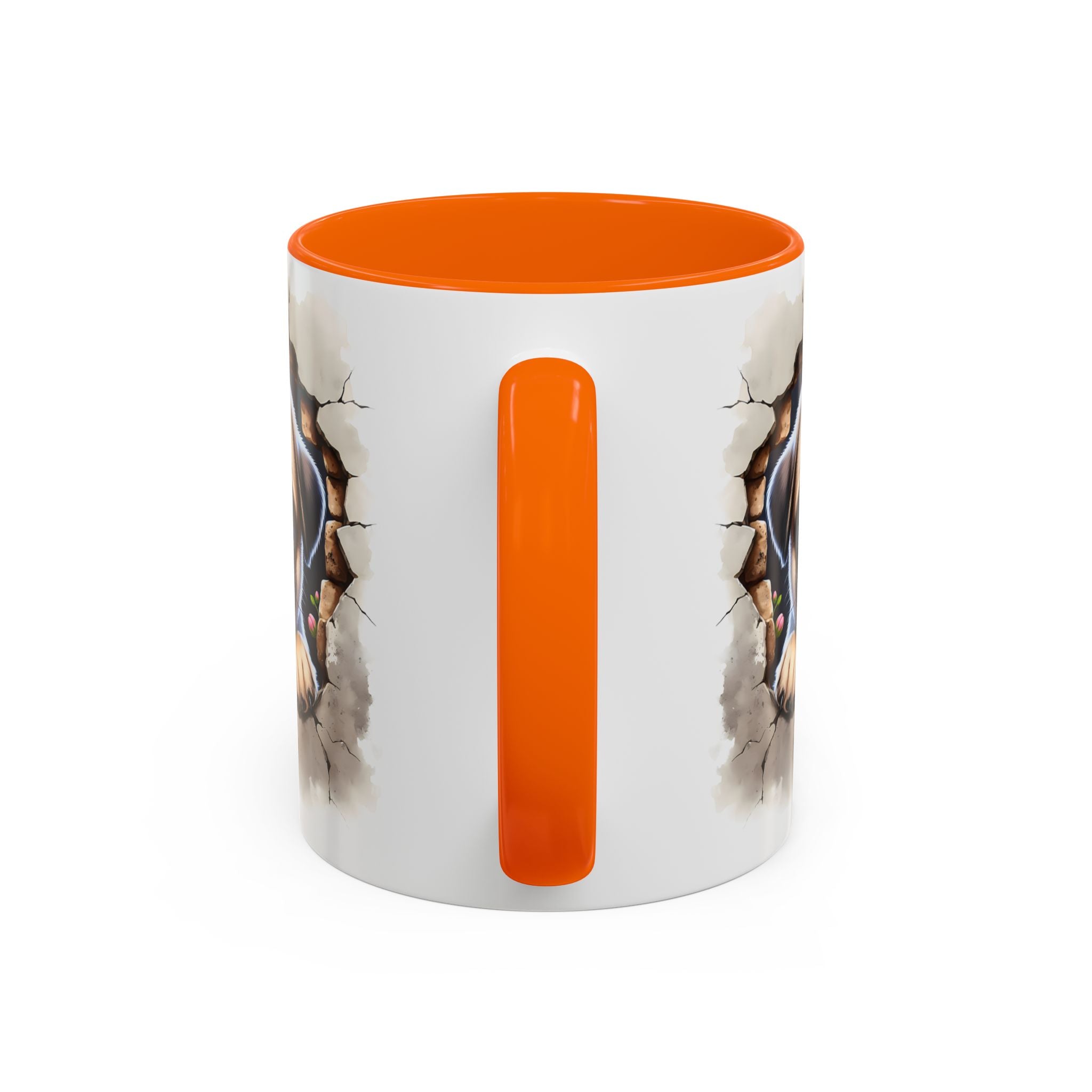 Pug In A Wall Coffee Mug - Cozy Ceramic Cup for Dog Lovers - Cute Pet Gift for Birthdays, Anniversaries, and Holidays