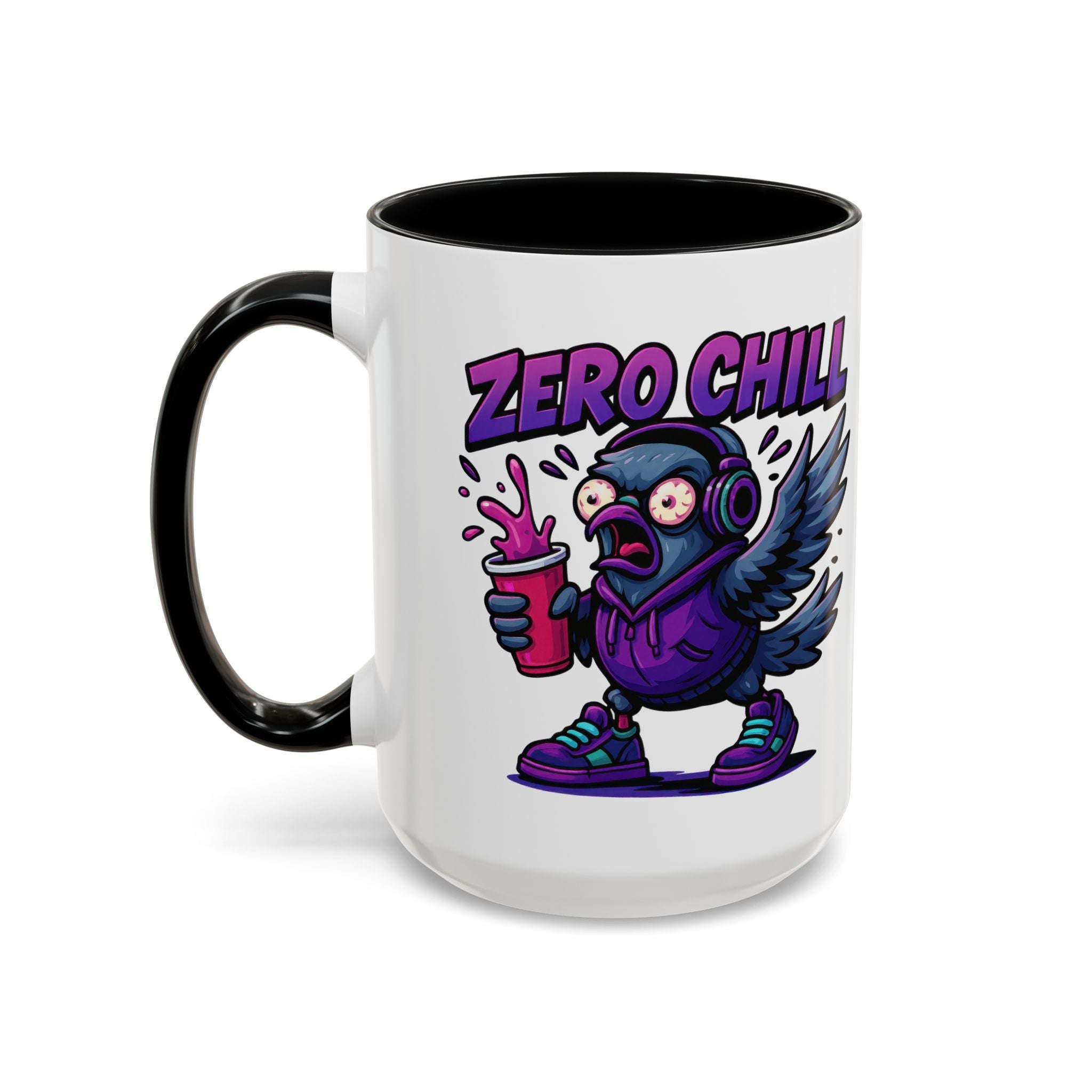 Zero Chill Accent Coffee Mug - Fun Ceramic Cup for Coffee Lovers, Unique Gift for Friends, Quirky Drinkware, Perfect for Birthdays, [...]
