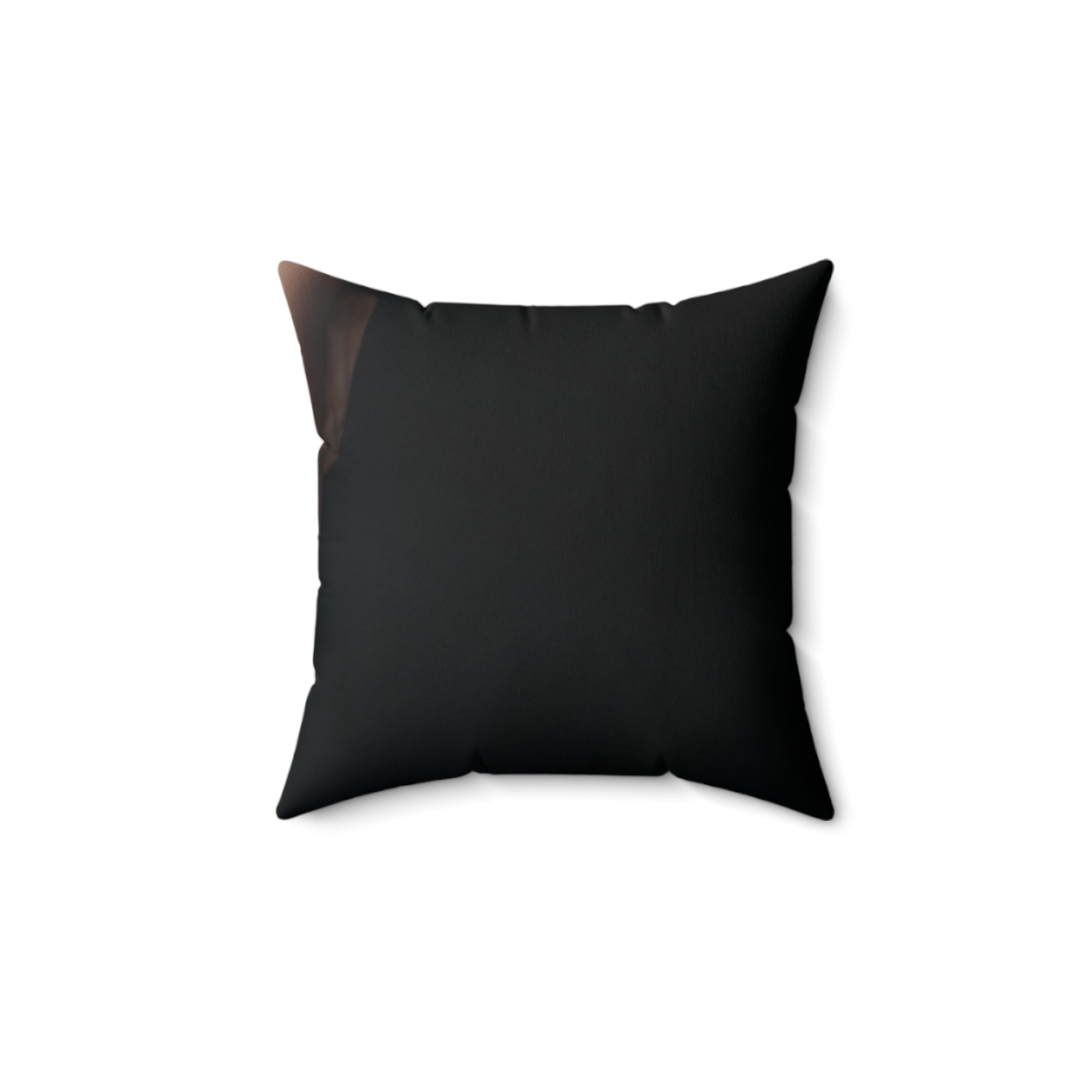vampire red lips with teeth Spun Polyester Square Pillow