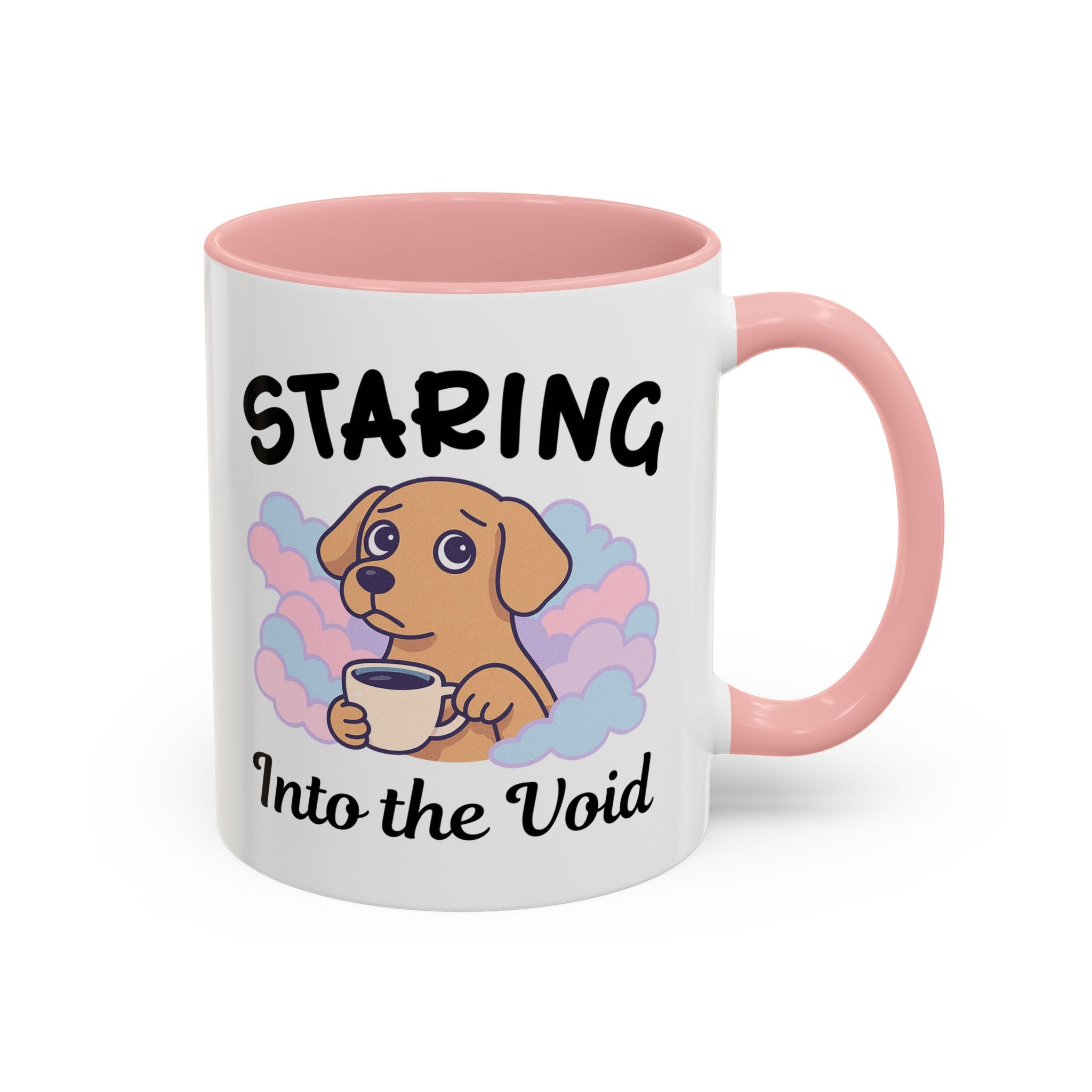 Cute Dog Coffee Mug for Animal Lovers, Staring Into the Void, Fun Gift for Pet Owners, Coffee Lovers, Cute Kitchen Decor