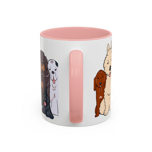 Cute Dog Breed Accent Coffee Mug, Pet Lover Gift, Canine Mug, Gifts for Dog Owners, Puppy Lover Mug
