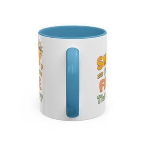 Smile It's Free Therapy Coffee Mug - Fun & Cheerful Accent Mugs for Brightening Your Day