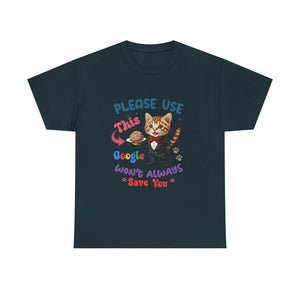 sarcasm Cat Quote Tee, Fun Cat T-Shirt, Funny Gift for Cat Lovers, Humor Shirt, Unique Pet Owner Apparel, Cute Pet Humor