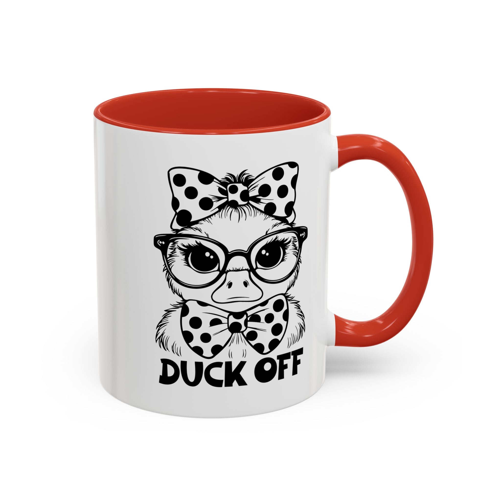 Duck off  Coffee Mug - Fun Gift for Bird Lovers, Birthday, Office Décor, Humorous Kitchenware, Unique Drinkware