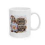 Cozy Gnome Coffee Mug, Funny Mug for Coffee Lovers, Gift for Gnome Enthusiasts, Cute Kitchen Decor, Holiday Coffee Cup