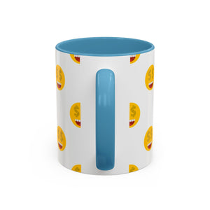 Smiles and dollars Accent Coffee Mug (11, 15oz)