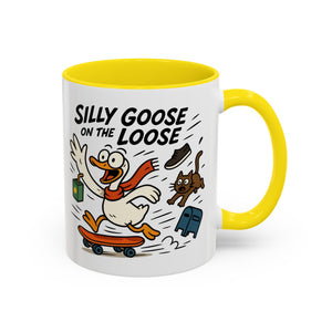 Silly Goose Coffee Mug - Fun Gift for Animal Lovers, Quirky Desk Decor, Inspirational Drinkware, Home & Office Tea Cups