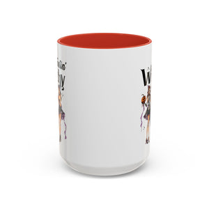 Witchy Accent Coffee Mug - Spooky Halloween Mug, Witchy Decor, Gift for Her, Fall Coffee Cup, Party Mug