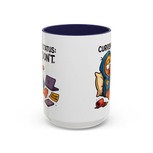 Chill Vibes Coffee Mug, Perfect for Lazy Days, Gift for Homebodies, Quirky Coffee Lover, Fun Desk Accessory, Work from Home Essentials