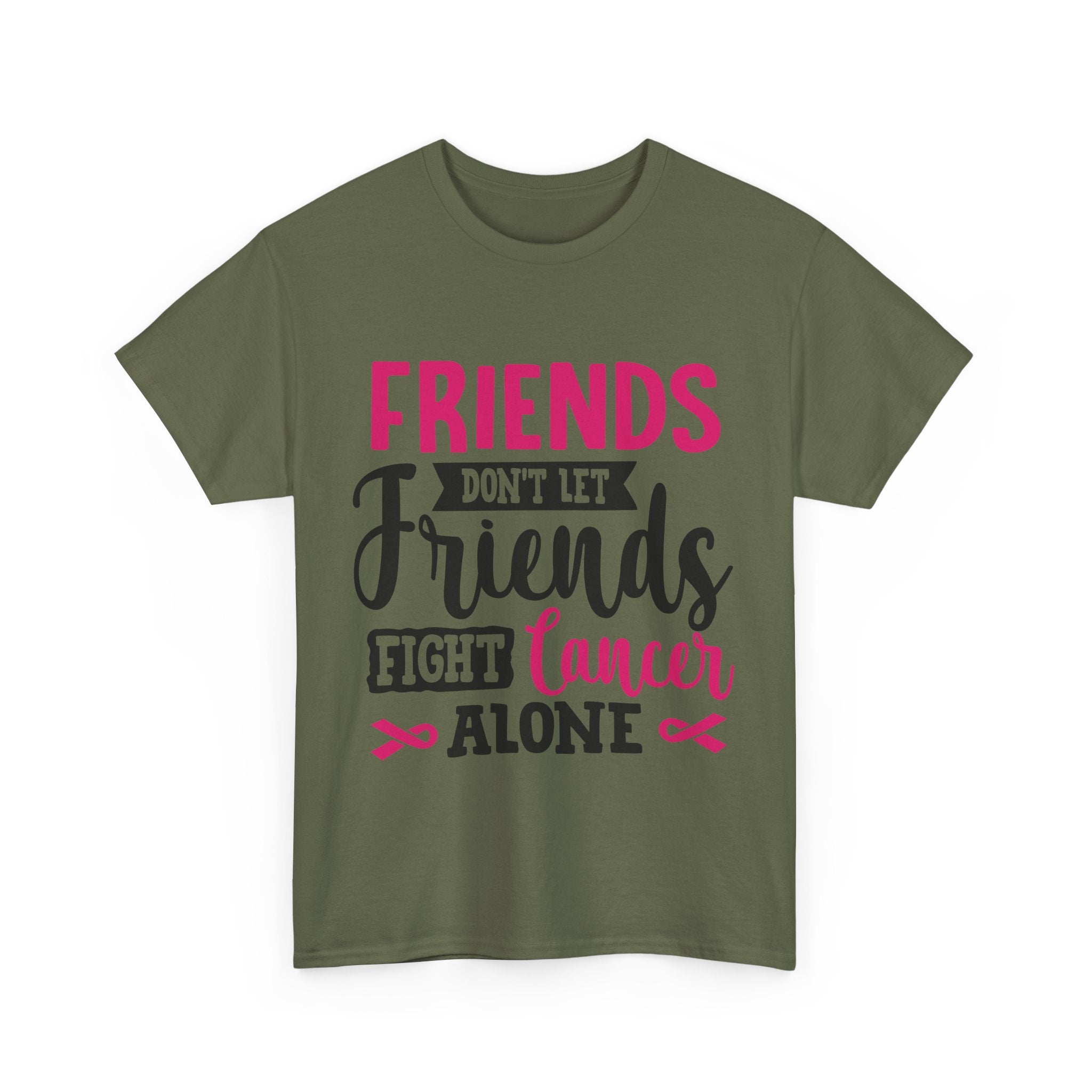 Unisex Cancer Awareness Tee, Support Friends, Fight Cancer Together, Inspirational Gift, Awareness Event Shirt