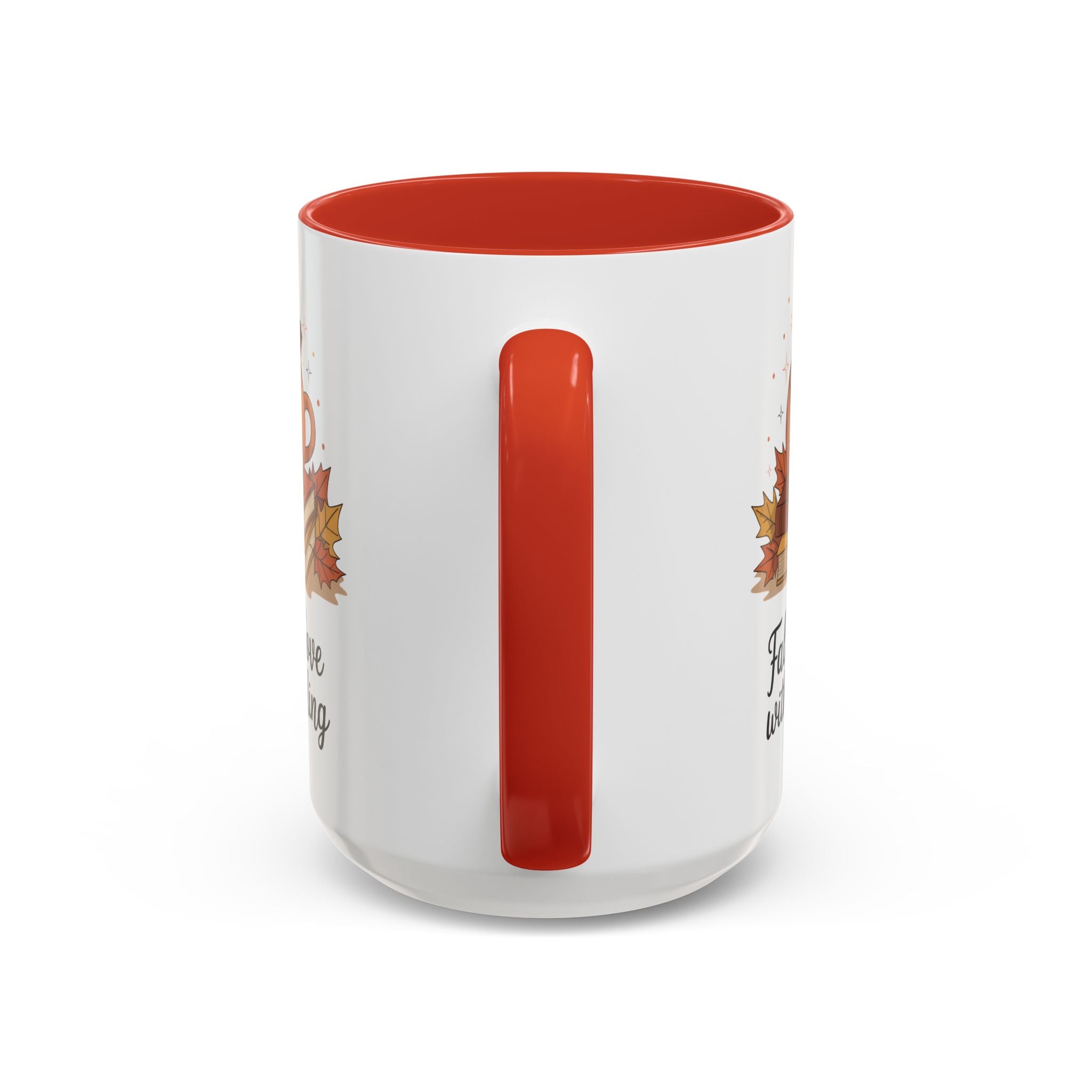 Fall-Themed Coffee Mug for Book Lovers
