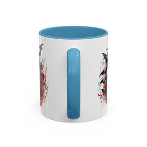 Gothic Coffee Mug, Dark Aesthetic Cup, Halloween Drinkware, Vampire Themed Gift, Horror Mug, Witchy Kitchen Decor