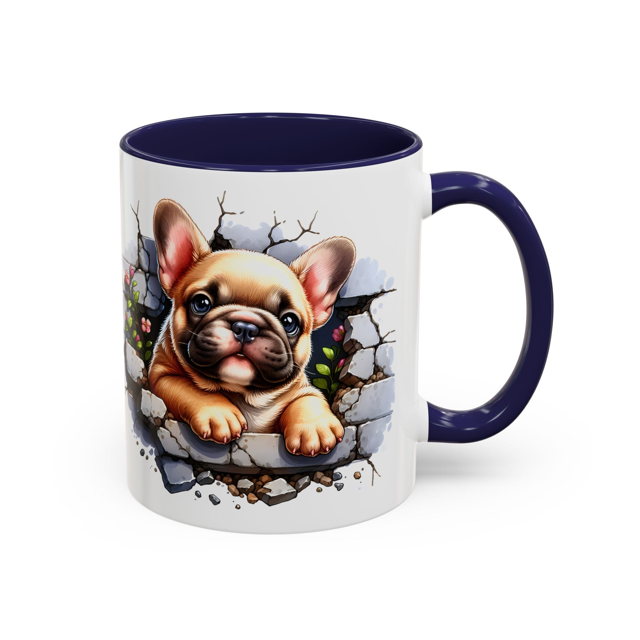 Charming Dog-Themed Coffee Mug, Perfect for Pet Lovers, Gift for Dog Owners, Cute French Bulldog Art, Ideal for Birthdays and Holidays