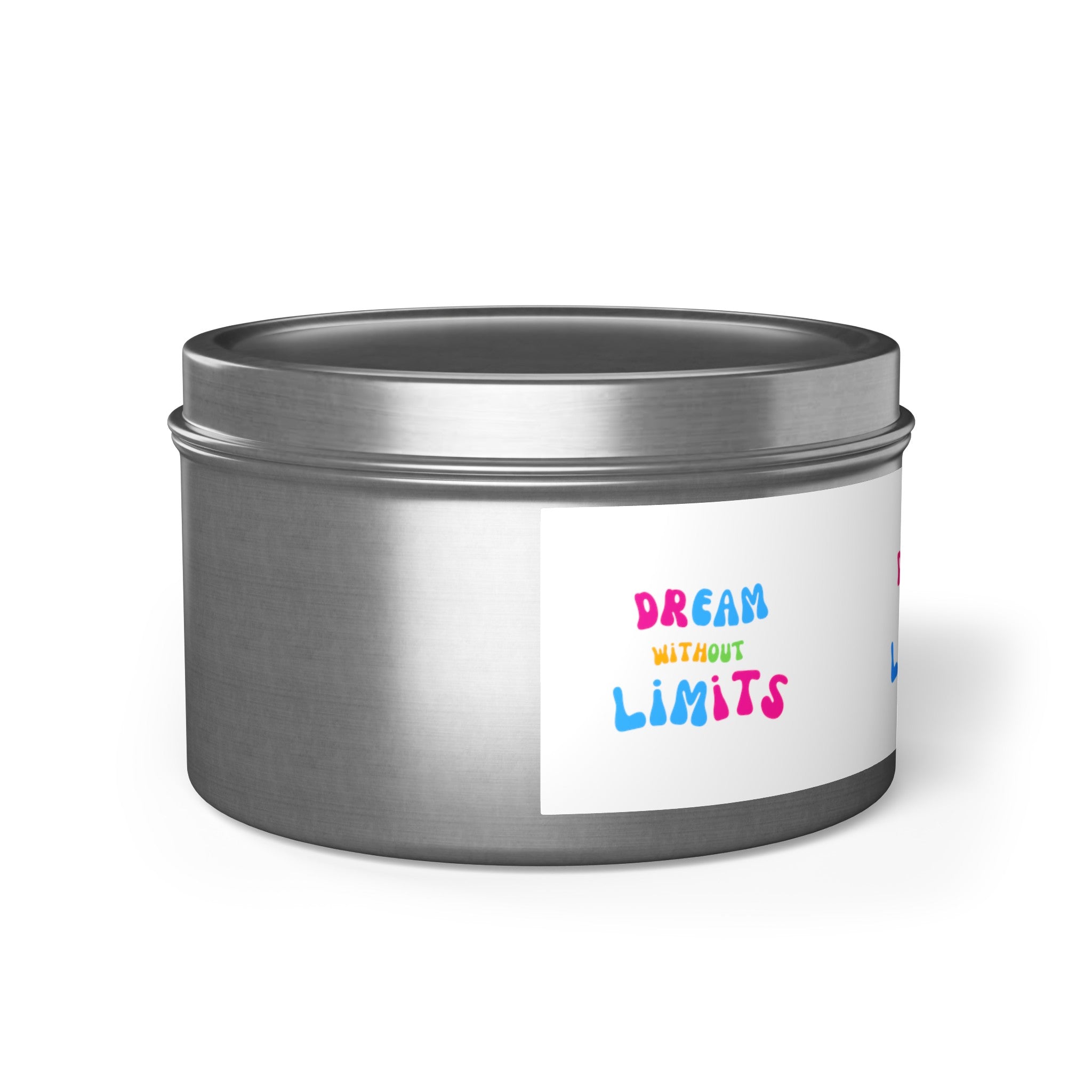 Dream without limits scented Tin Candles