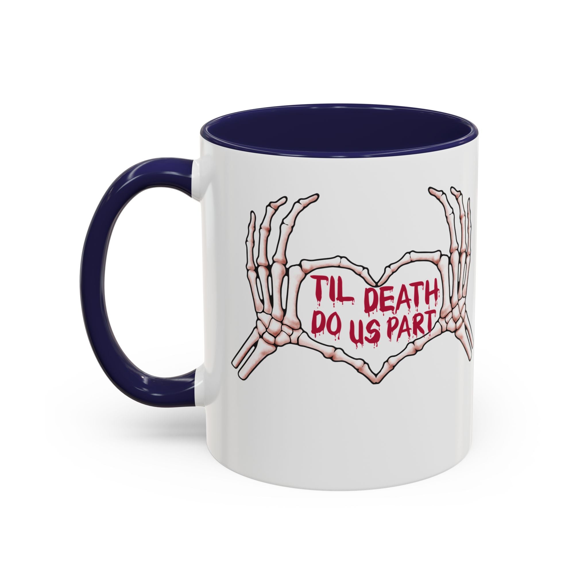 Til Death Do Us Part Skeleton Hands Coffee Mug