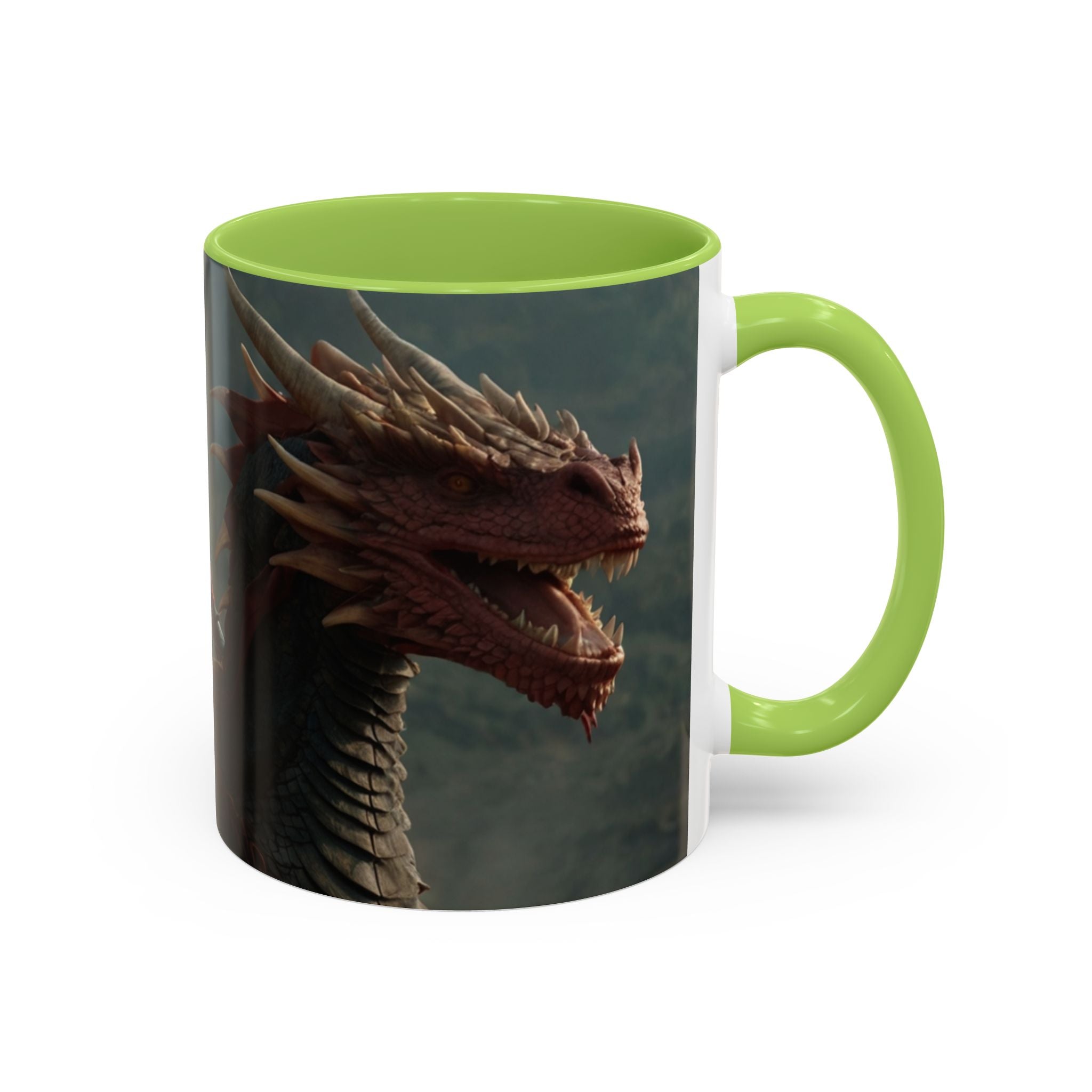 gothic woman warrior Fantasy Dragon Rider Coffee Mug