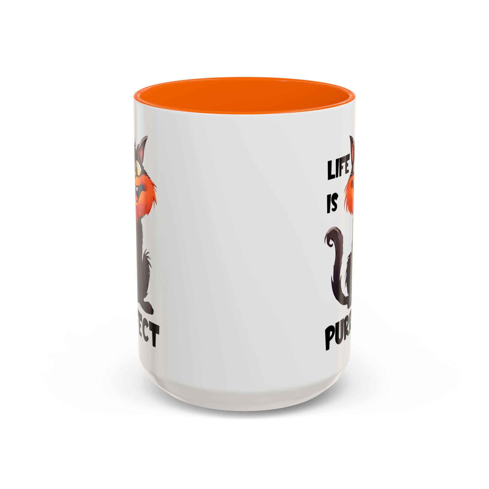 Purrfect Cat Accent Coffee Mug, Cat Lover Gift, Funny Drinkware, Cute Kitchen Accessory, Pet Owner Mug, Unique Gift Idea