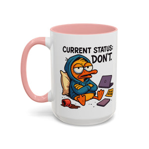 Chill Vibes Coffee Mug, Perfect for Lazy Days, Gift for Homebodies, Quirky Coffee Lover, Fun Desk Accessory, Work from Home Essentials