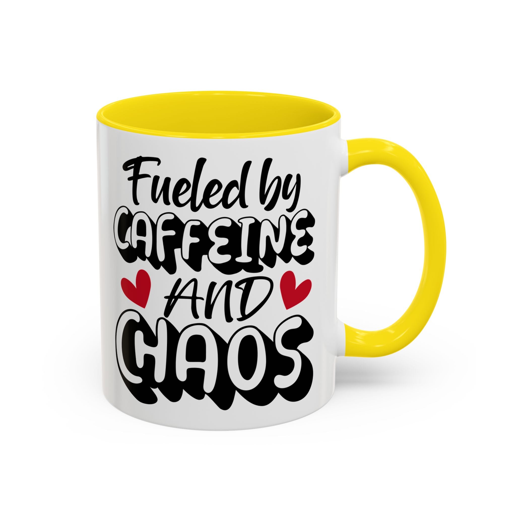 Caffeine Chaos Mug - Perfect for Coffee Lovers, Funny Gift for Friends, Home Office Essential, Birthday, Coffee Break