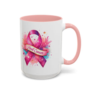 Inspirational Cancer Awareness Mug, Positive Affirmation Cup, Gift for Survivors, Supportive 11oz or 15oz Ceramic