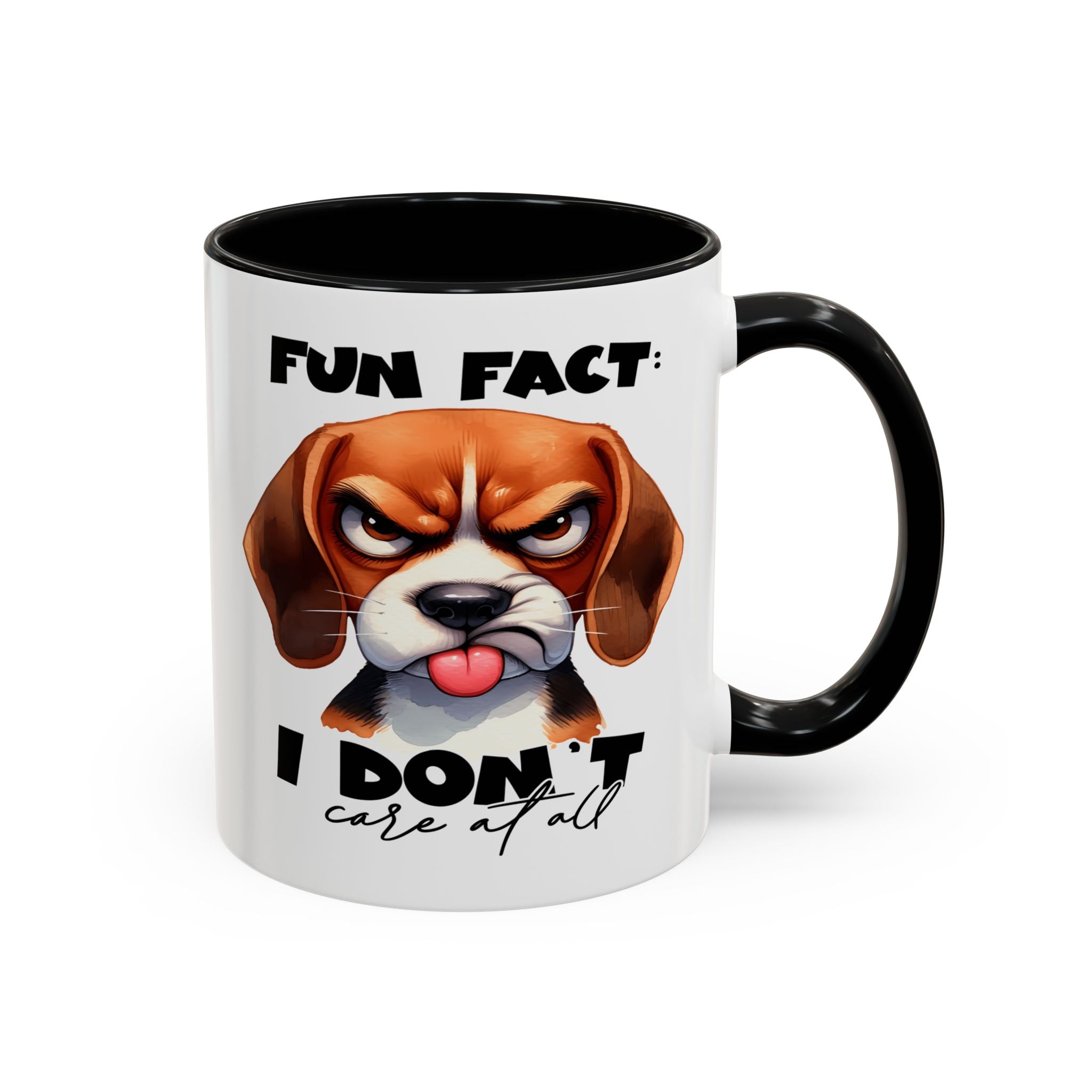 Funny Dog Accent Coffee Mug - Beagle Lover Gift, Pet Owner Present, Unique Animal Mug, Quirky Home Decor, Fun Fact Design