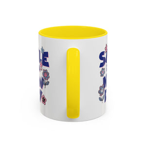 Inspirational Flower Design Coffee Mug - "Smile It's a New Day" - Perfect Gift for Coffee Lovers