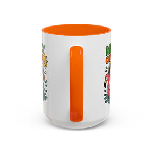 Fun Summer Coffee Mug, Quirky Gift for Beach Lovers, Office Humor Mug, Relaxation, Vacation, Cute Animal Design
