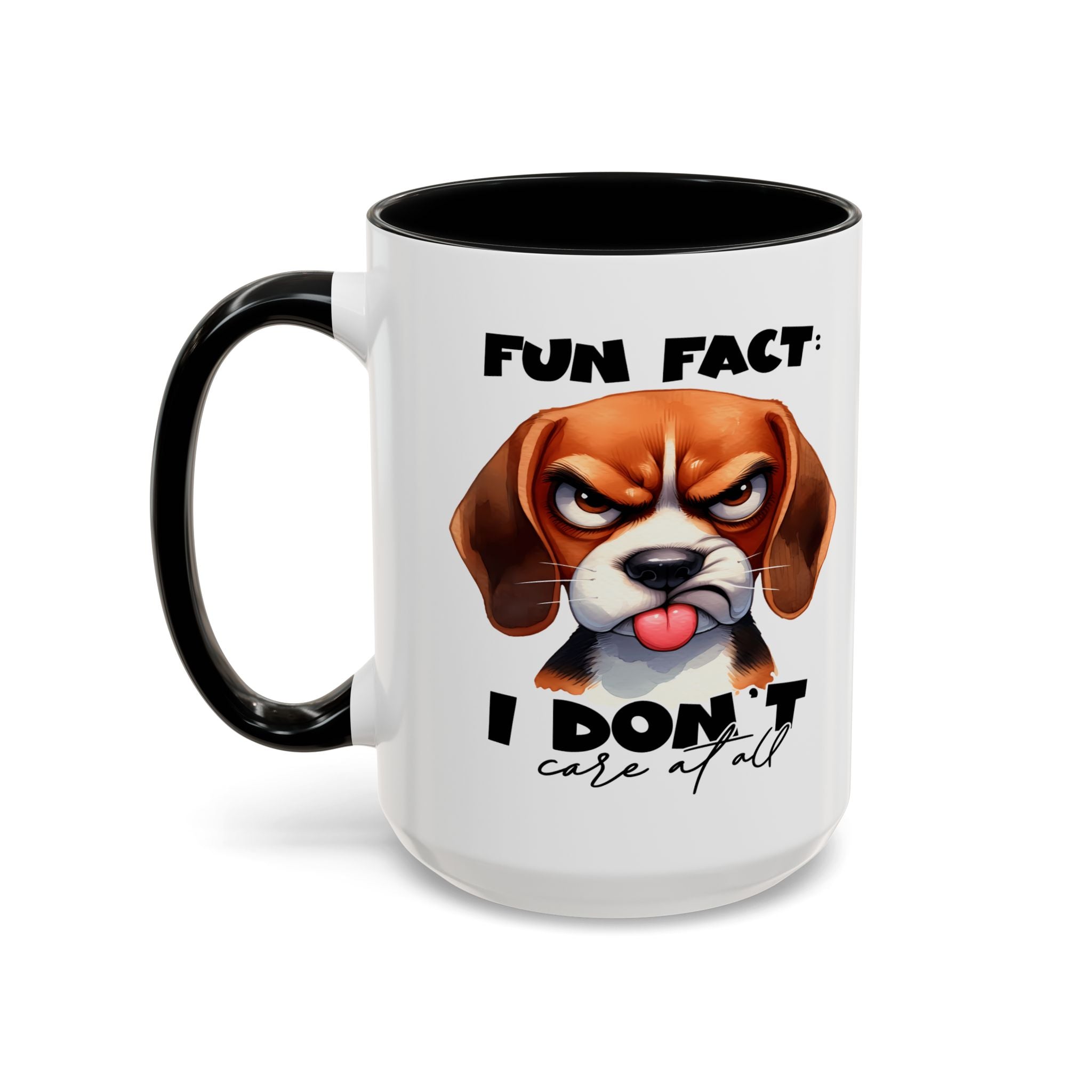 Funny Dog Accent Coffee Mug - Beagle Lover Gift, Pet Owner Present, Unique Animal Mug, Quirky Home Decor, Fun Fact Design