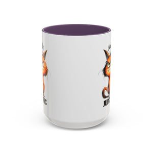 sarcasm attitude  Cat Coffee Mug - Just Judging - Perfect Gift for Cat Lovers, Pet Owners, Birthdays,  Funny Mug