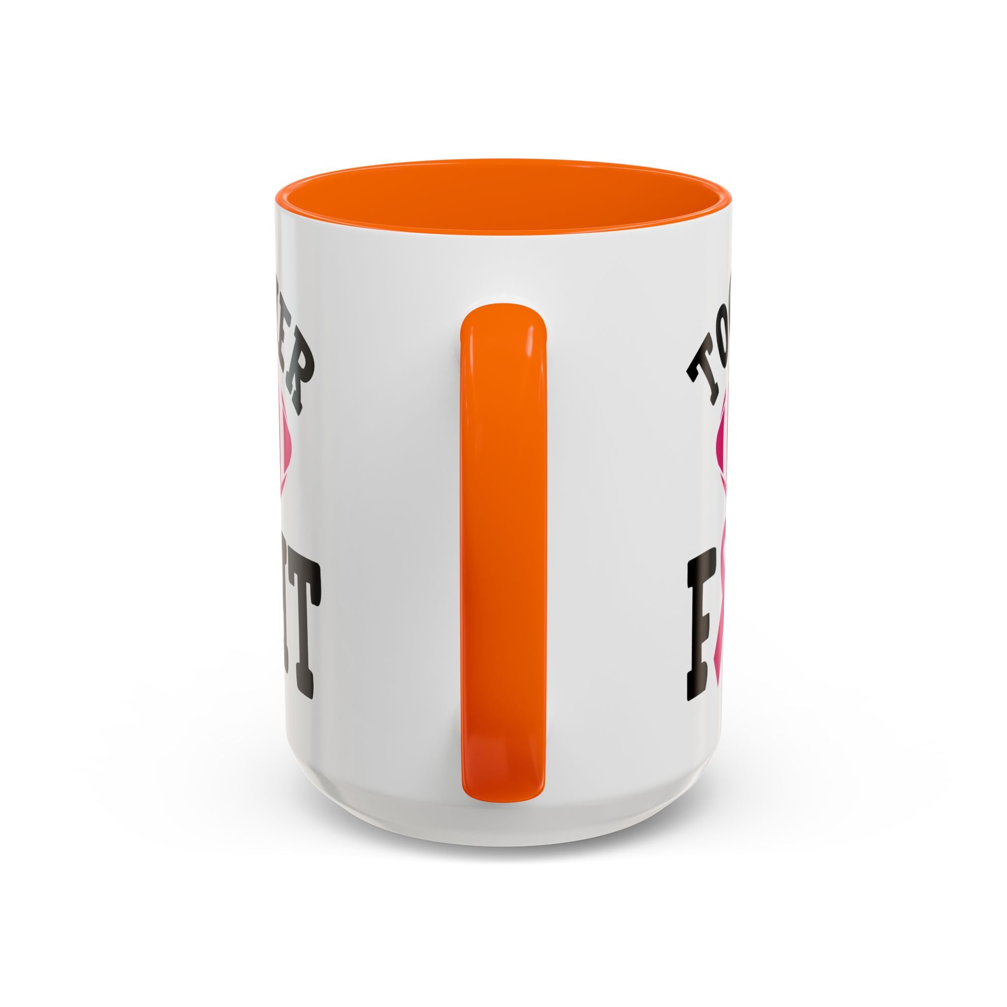 Together We Fight Pink Ribbon Coffee Mug, Support Breast Cancer Awareness, Gift for Survivors, Football Lovers, Empowerment