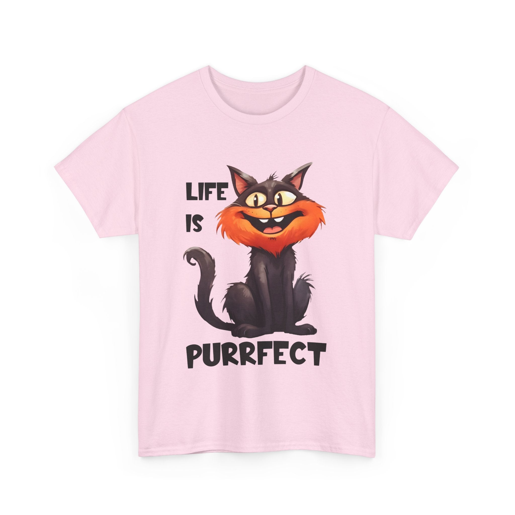 Purrfect Cat Tee, Cute Cat Lover Shirt, Fun Unisex Cotton Top, Gifts for Cat Owners, Funny Pet T-Shirt, Birthday Gift Idea