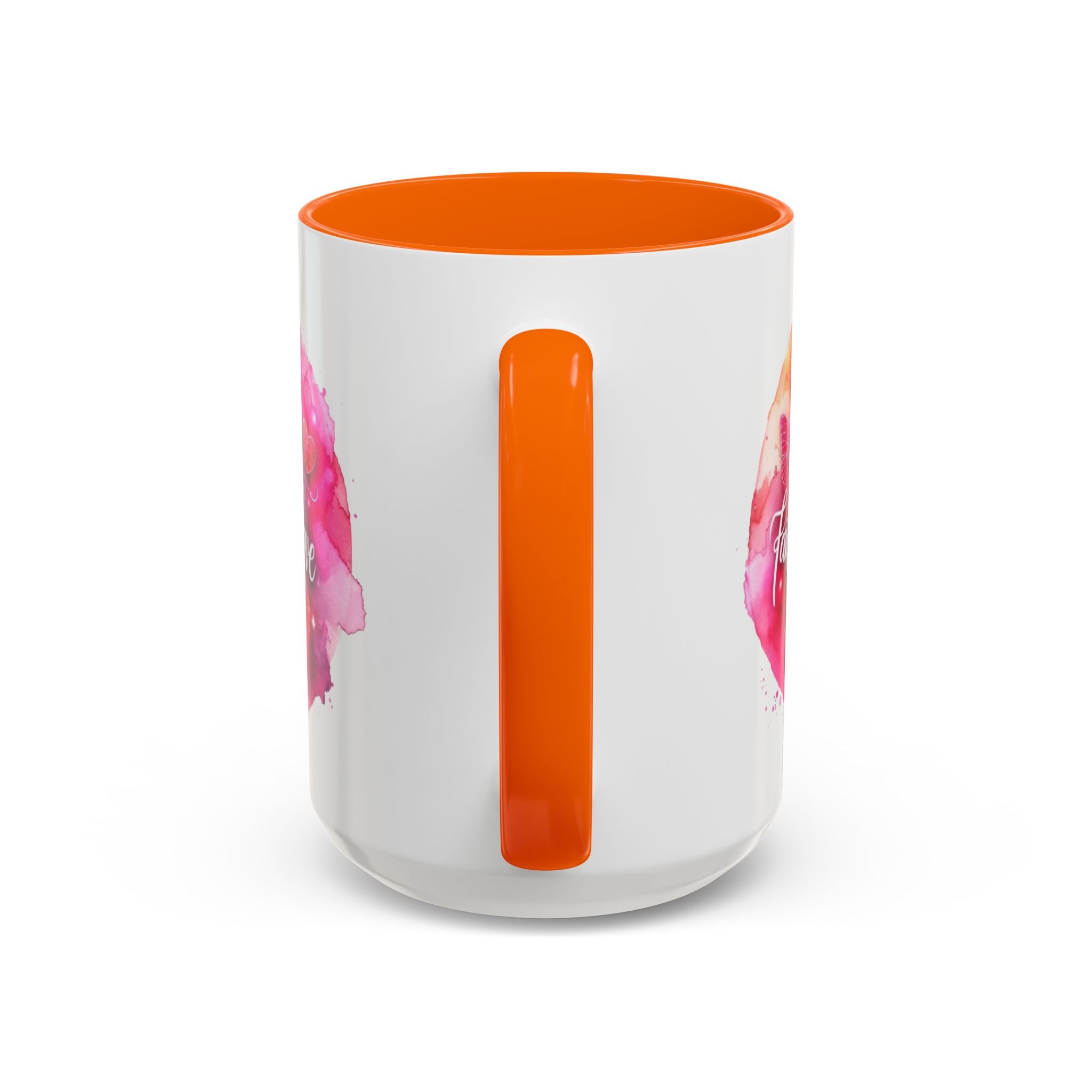 Inspirational Accent Coffee Mug with Pink Ribbon Design, Faith Hope Love Gift, Cancer Awareness Mug, Supportive Drinkware, Meaningful [...]