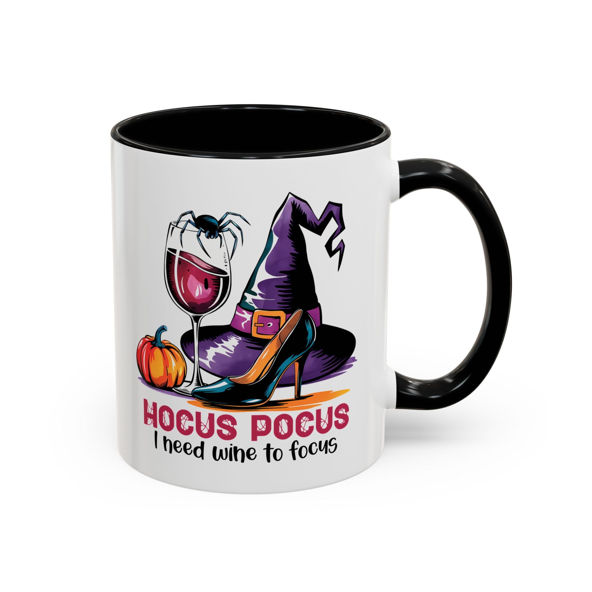 Spooky Witch Coffee Mug | Hocus Pocus Design, Unique Halloween Gift, Magic Brew Cup, Wine Lover's Mug, Cozy Autumn Decor