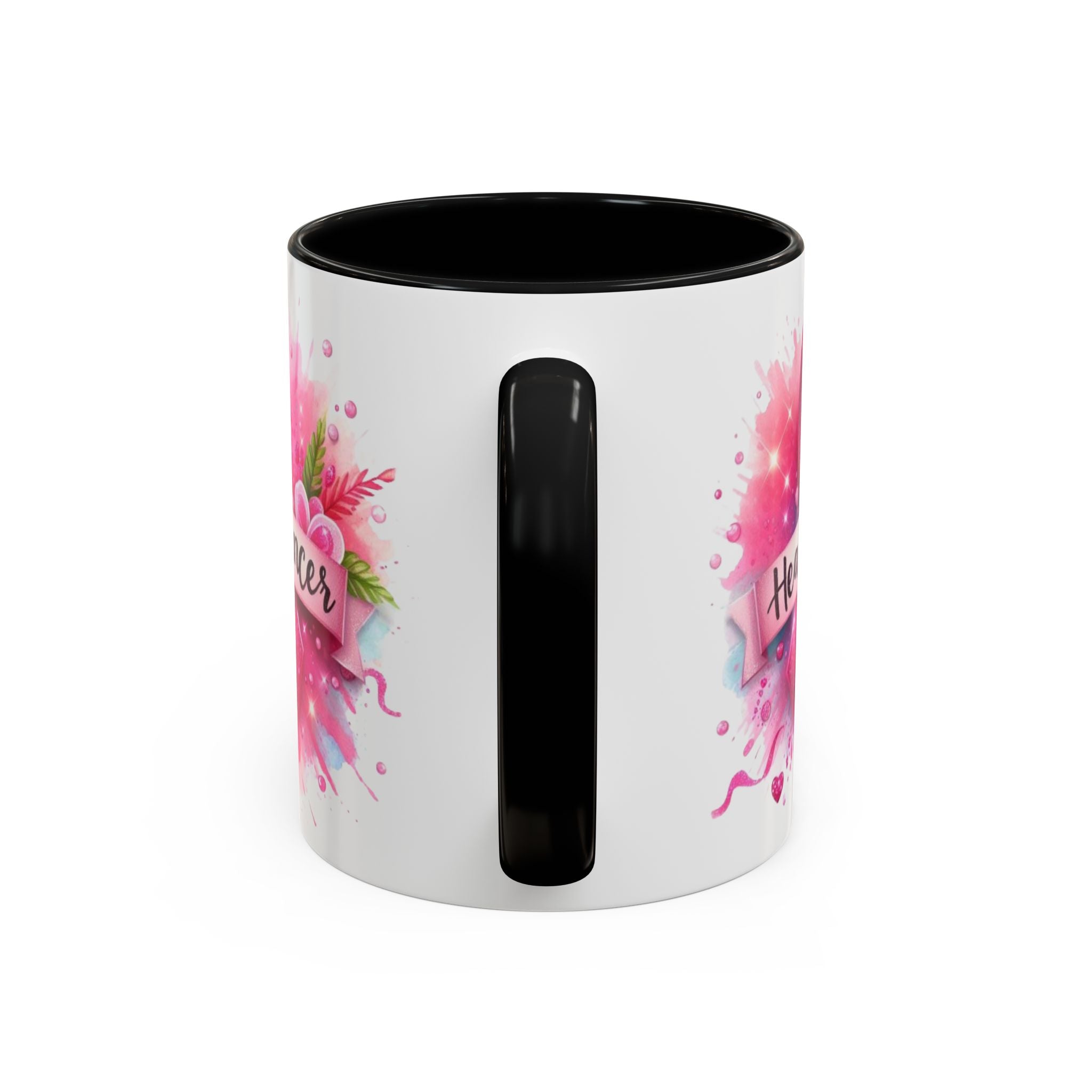 Pink Ribbon Healing Coffee Mug | Support Cancer Awareness | Inspirational Gift | Breast Cancer Support | 11oz & 15oz Options