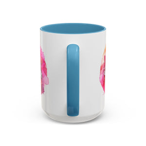 Inspirational Accent Coffee Mug with Pink Ribbon Design, Faith Hope Love Gift, Cancer Awareness Mug, Supportive Drinkware, Meaningful [...]