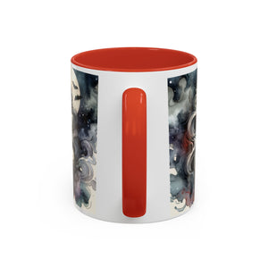 Gothic vampire Elegance Coffee Mug,  Halloween Decor, Dark Art Mug, Spooky Homeware
