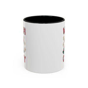 Warm & Cozy Holiday Accent Coffee Mug - Perfect for Winter Mornings, Christmas Gifts, Hot Beverage Lovers, Seasonal Decor, Cozy Vibes