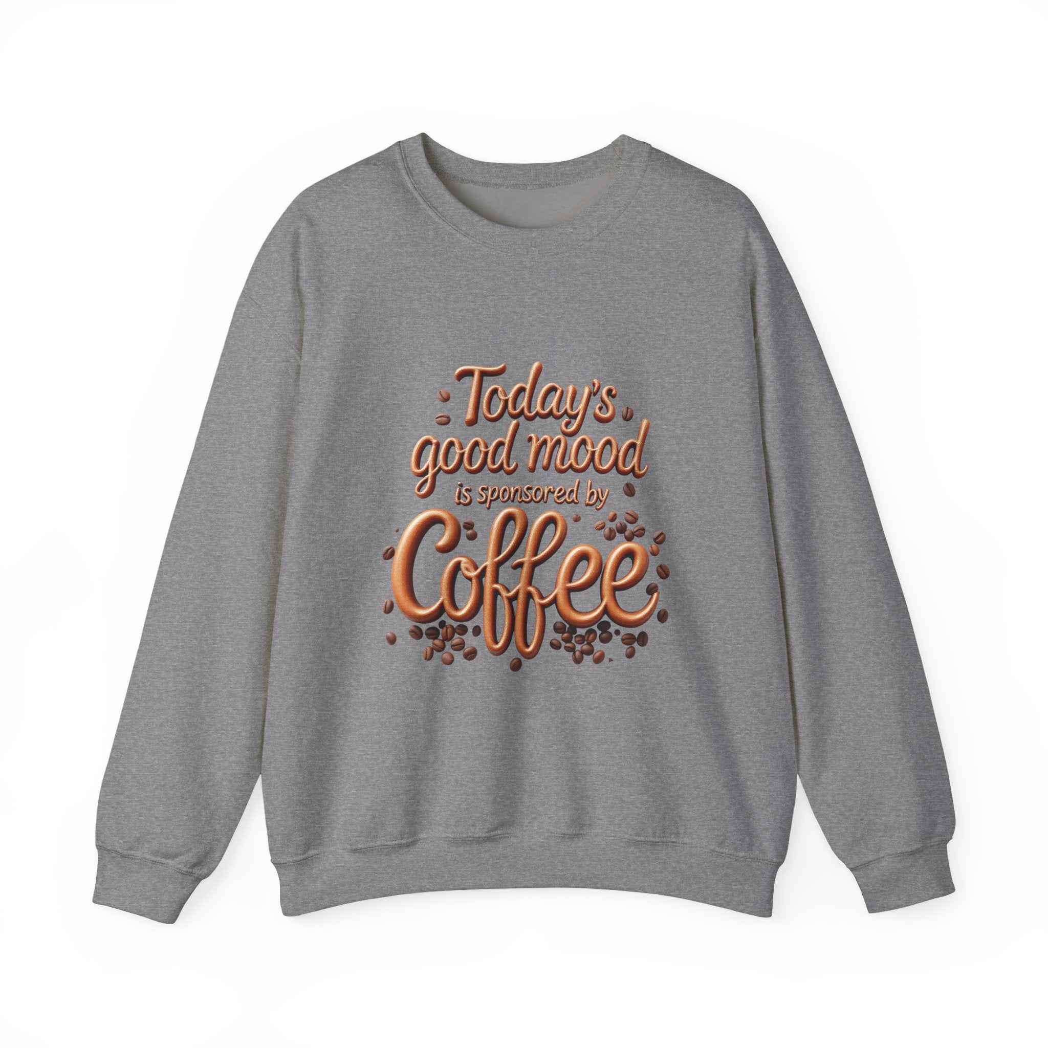 Coffee Mood Crewneck Sweatshirt - Cozy Gift for Coffee Lovers, Perfect for Birthdays, Holidays, Casual Days, Comfortable Wear