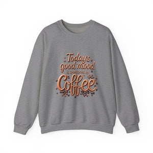 Coffee Mood Crewneck Sweatshirt - Cozy Gift for Coffee Lovers, Perfect for Birthdays, Holidays, Casual Days, Comfortable Wear